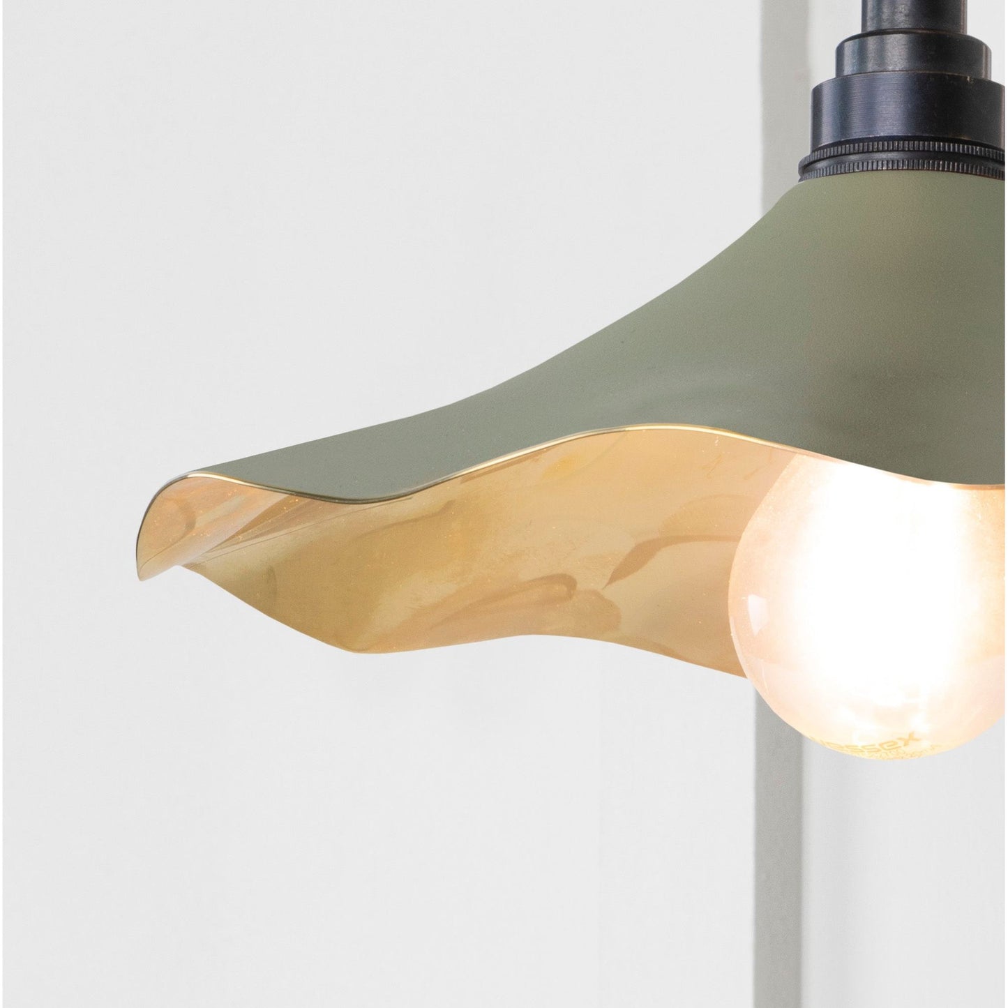 Smooth Brass Flora Wall Light