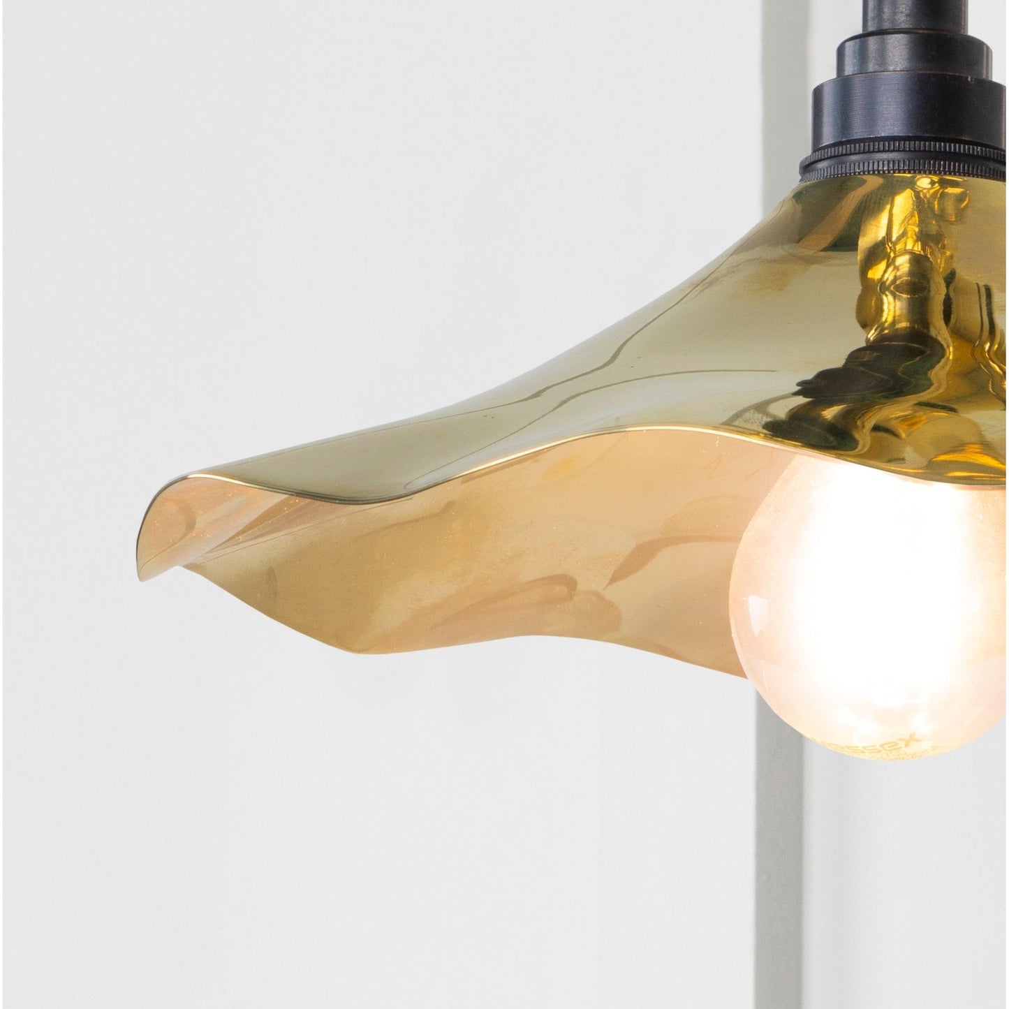 Smooth Brass Flora Wall Light
