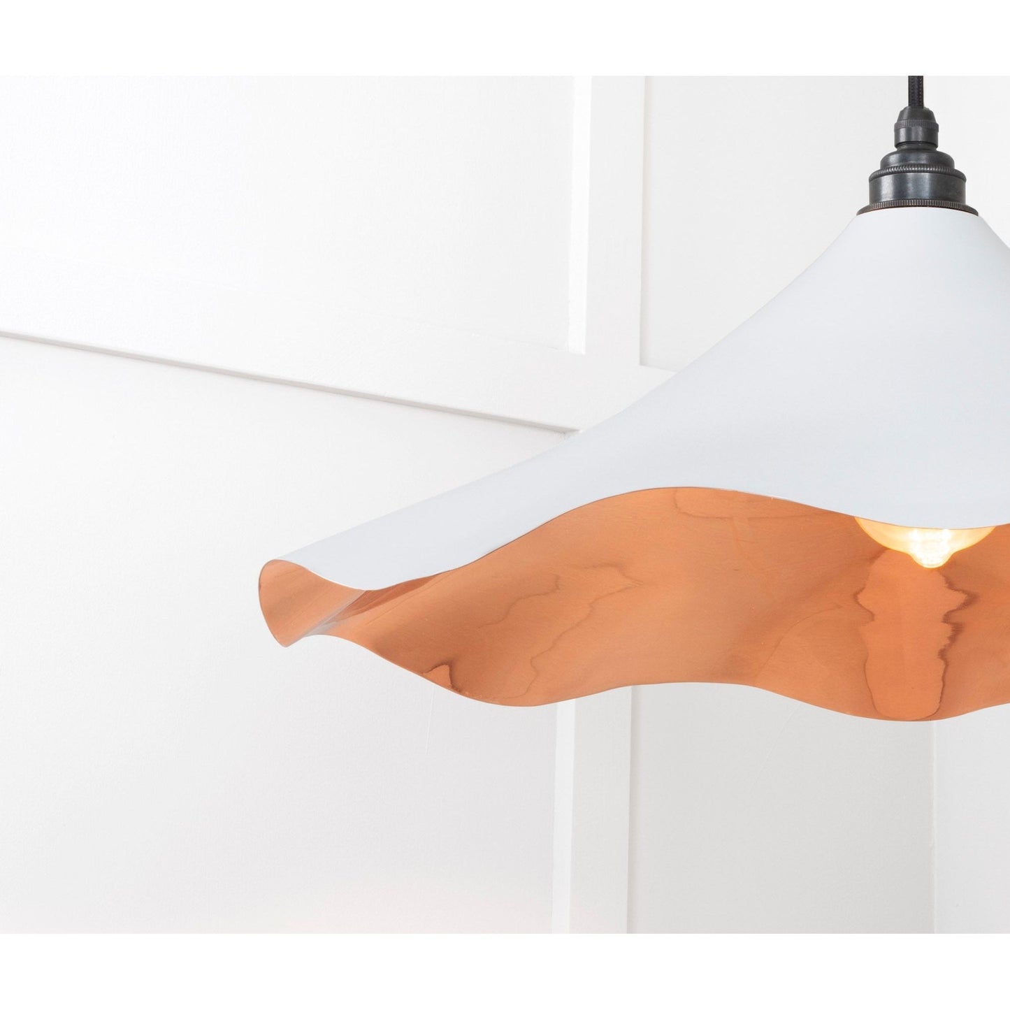 Smooth Copper Flora Pendant