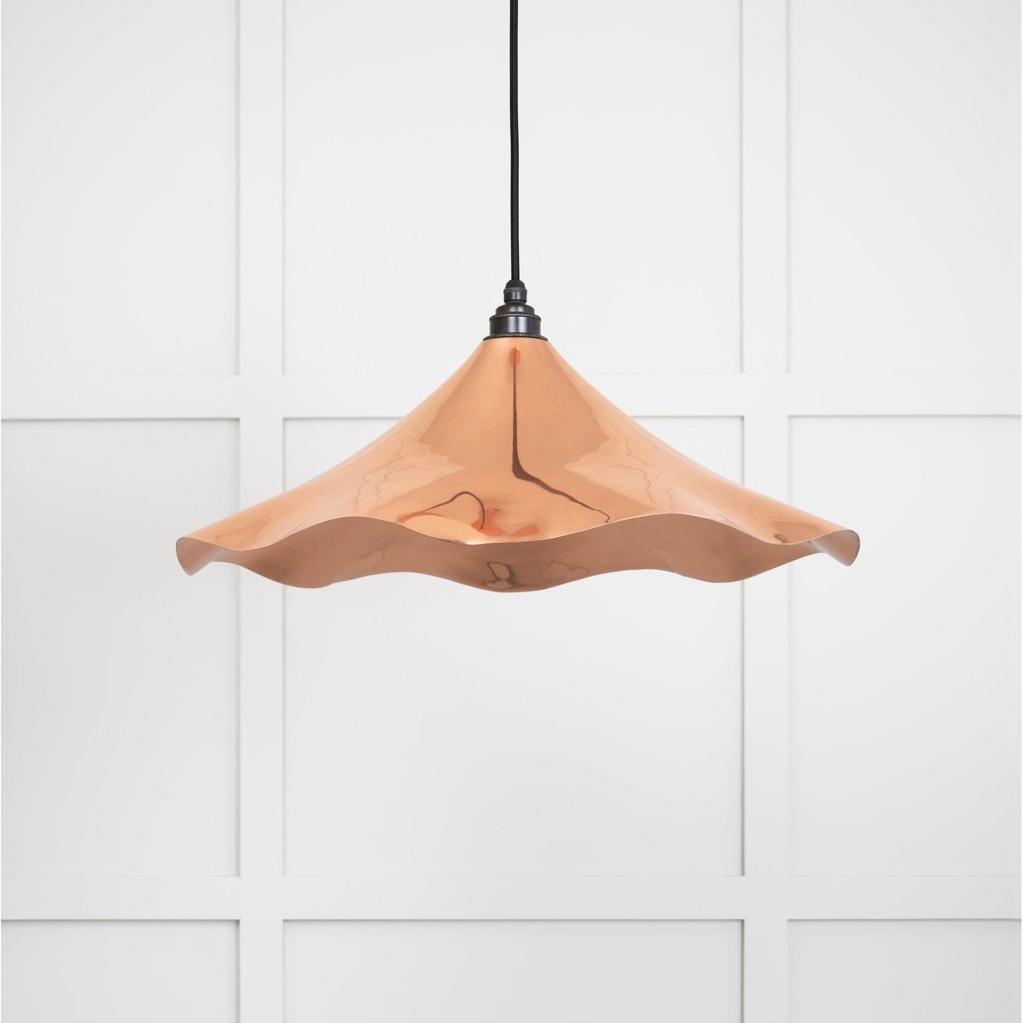 Smooth Copper Flora Pendant