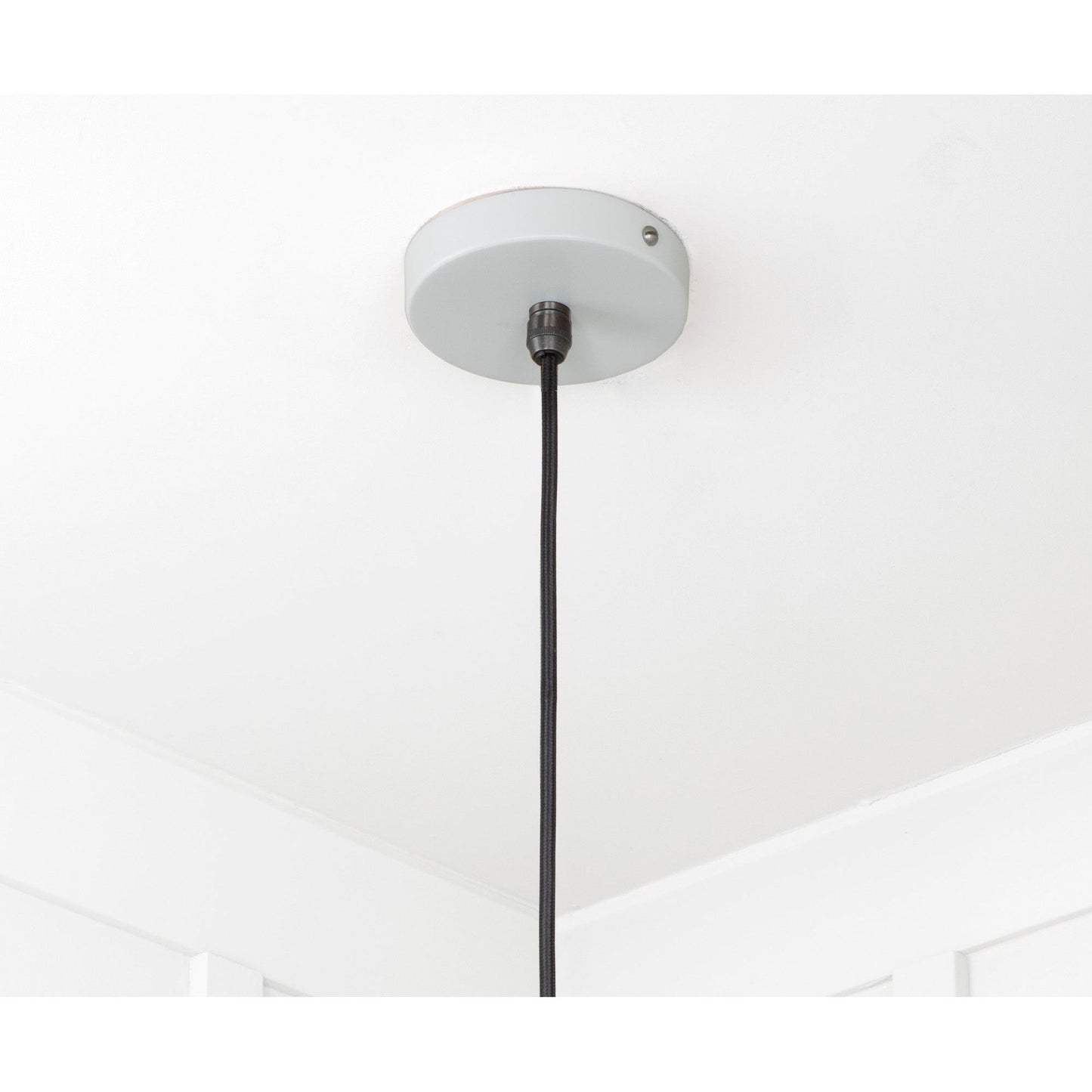 Smooth Nickel Flora Pendant