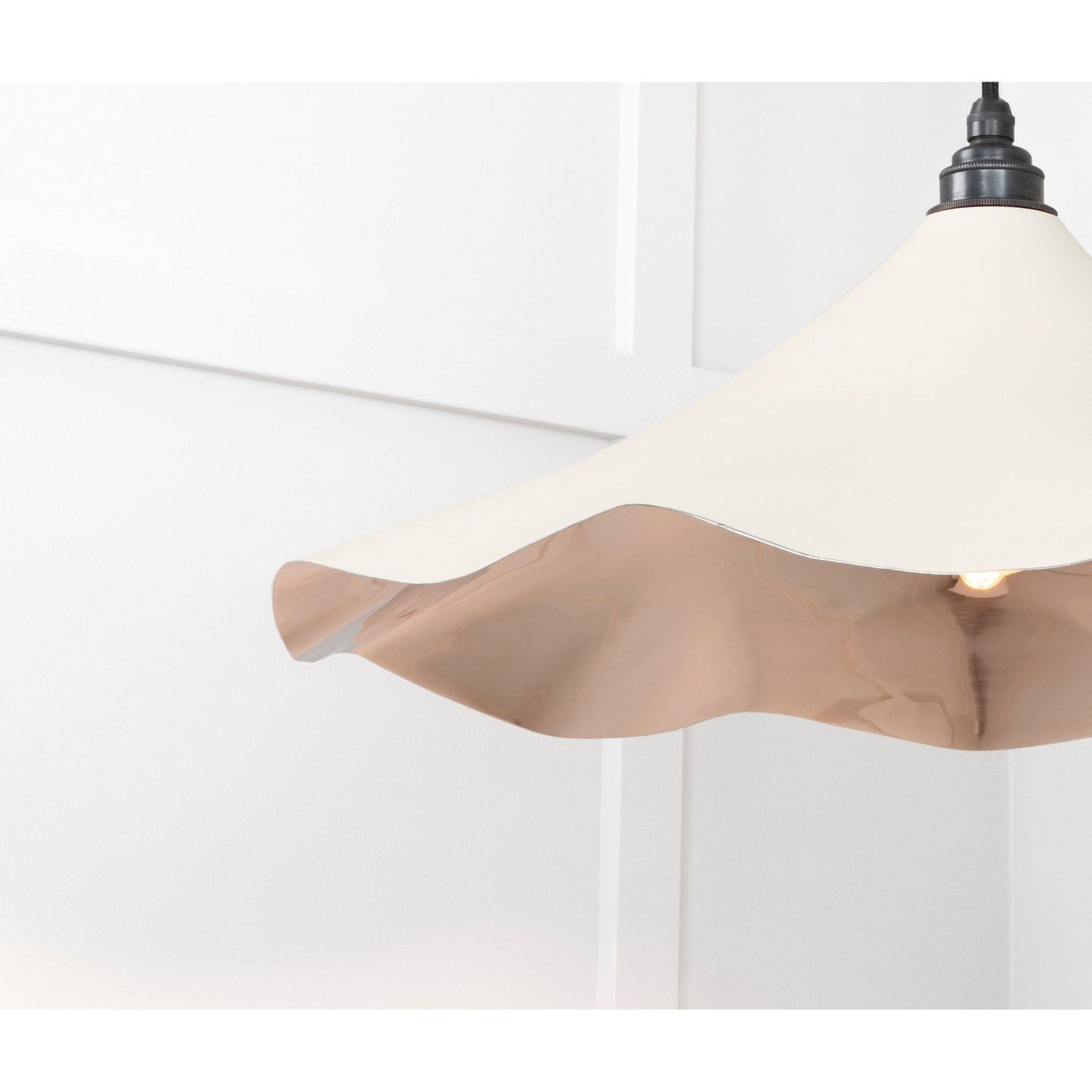 Smooth Nickel Flora Pendant