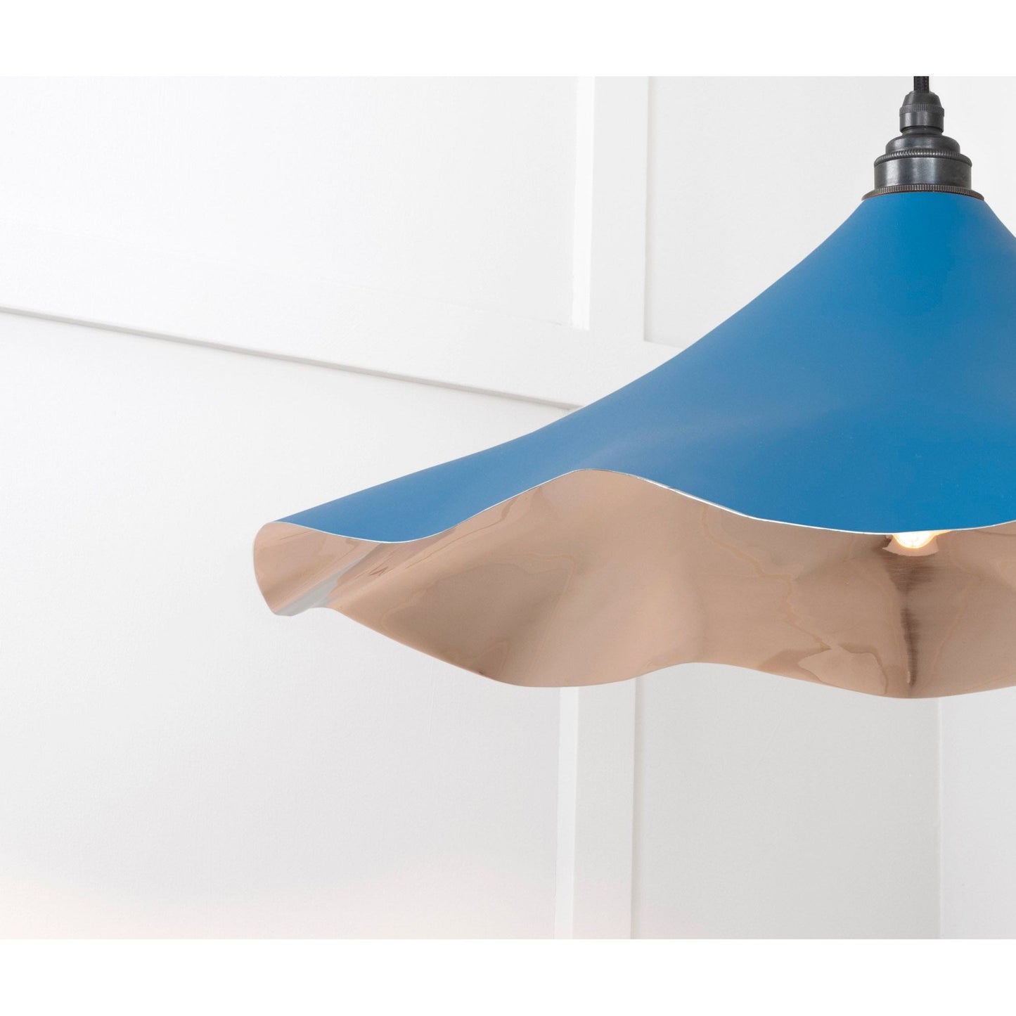 Smooth Nickel Flora Pendant