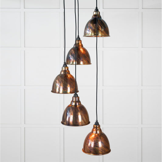 Burnished Brindley Cluster Pendant