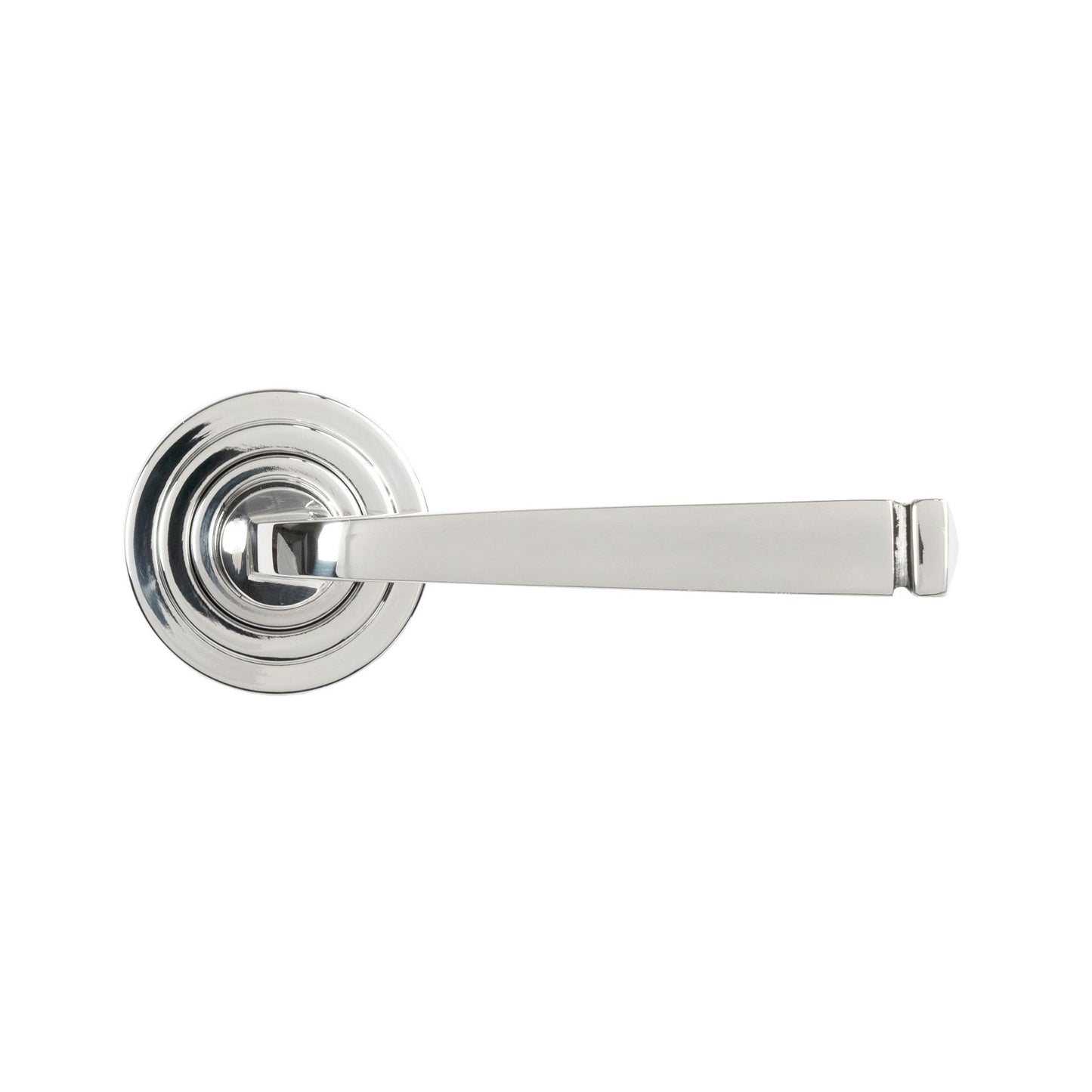 Avon Round Lever on Rose Set (Sprung)