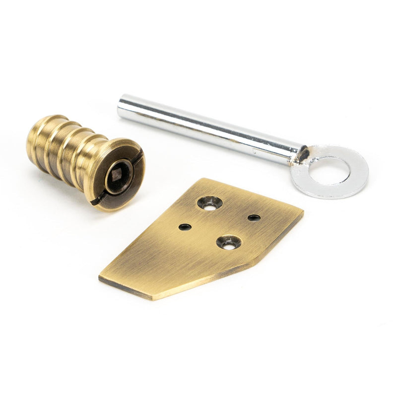 Key-Flush Sash Stop