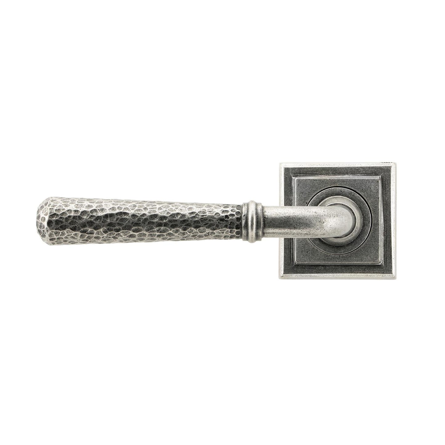 Hammered Newbury Lever on Rose Set (Unsprung)