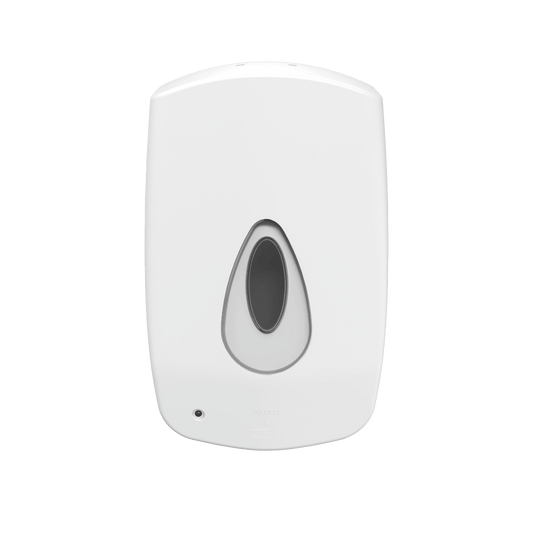 Modular Auto 1L Foam Touch Free Refillable Soap Dispenser Foam Pump White – Clear Window Love Handles uk