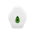 Modular Medium Jumbo 10” Tissue Dispenser White – Green Window Love Handles uk
