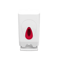 Modular Standard 2 Roll Tissue Dispenser White – Red Window Love Handles uk