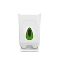 Modular Standard 2 Roll Tissue Dispenser White – Green Window Love Handles uk