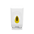 Modular Standard 2 Roll Tissue Dispenser White – Yellow Window Love Handles uk