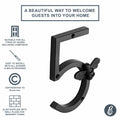 Brass bee Premium House Numbers with Bee in Black Finish 0-9 - Brass bee