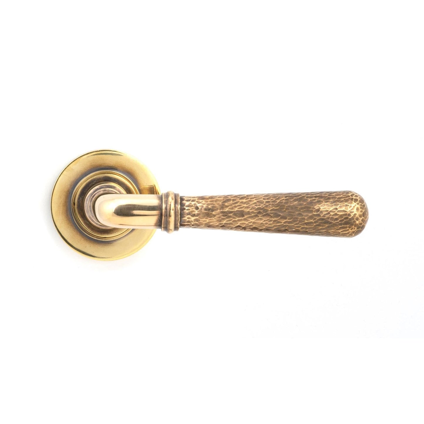 Hammered Newbury Lever on Rose Set (Unsprung)