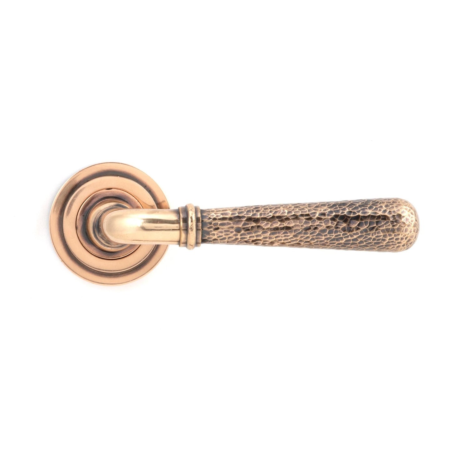 Hammered Newbury Lever on Rose Set (Unsprung)