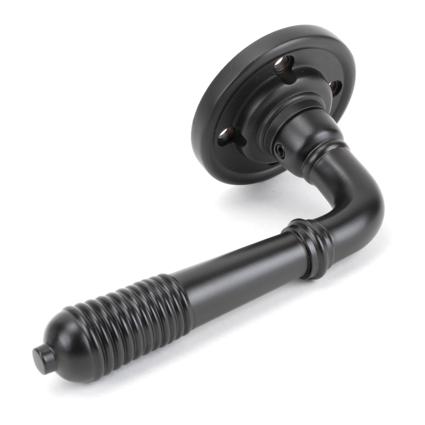 Reeded Lever on Rose Set