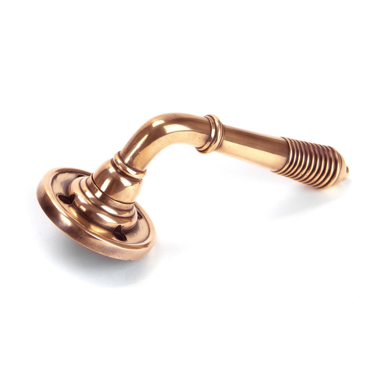 Reeded Lever on Rose Set