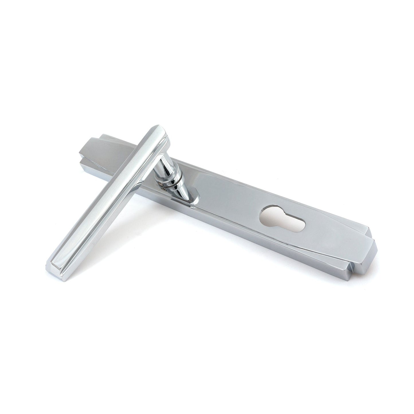 Art Deco Slimline Lever Espag. Lock Set