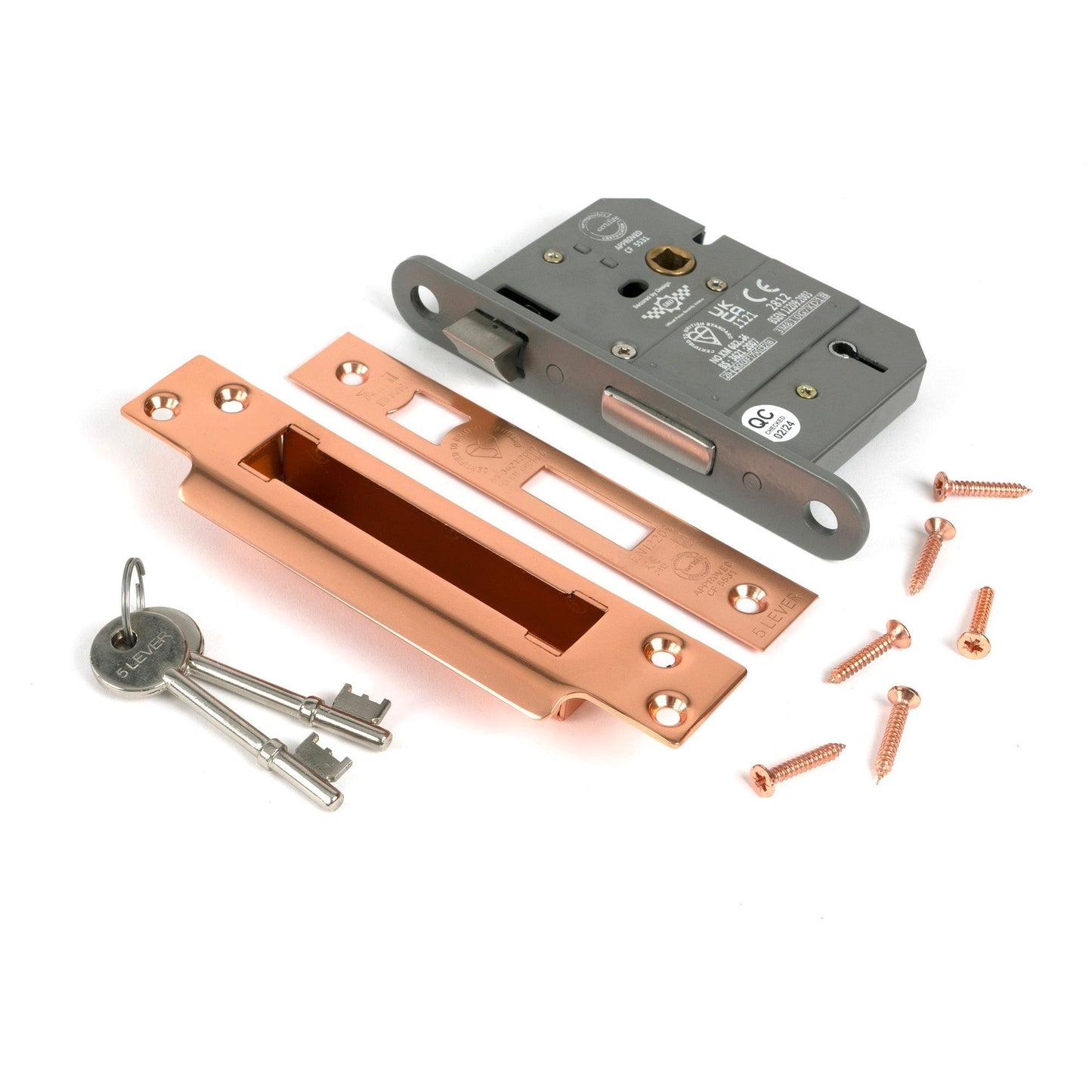 5 Lever BS Sash Lock KA