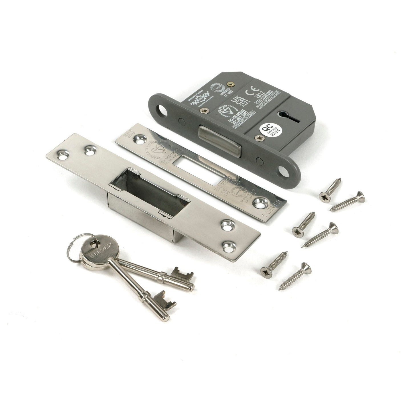 BS 5 Lever Deadlock KD