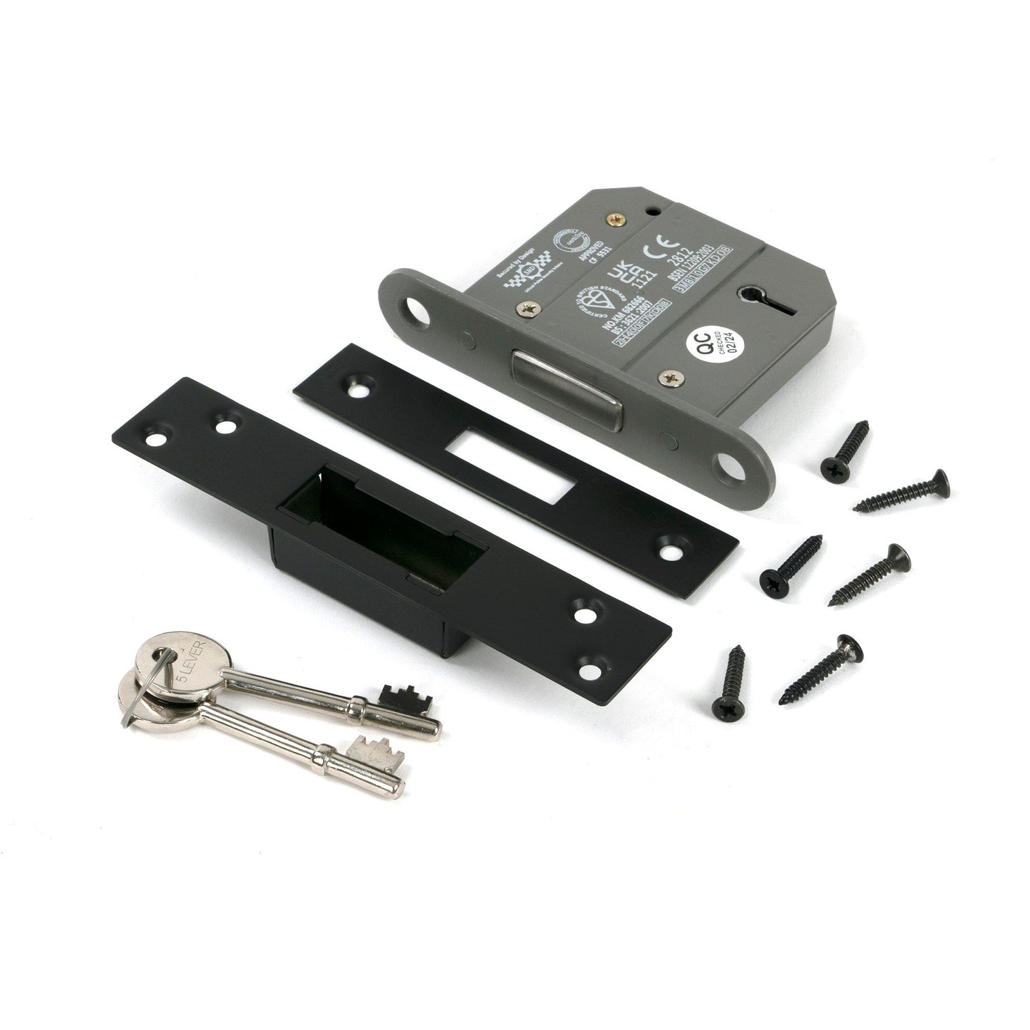 BS 5 Lever Deadlock KD