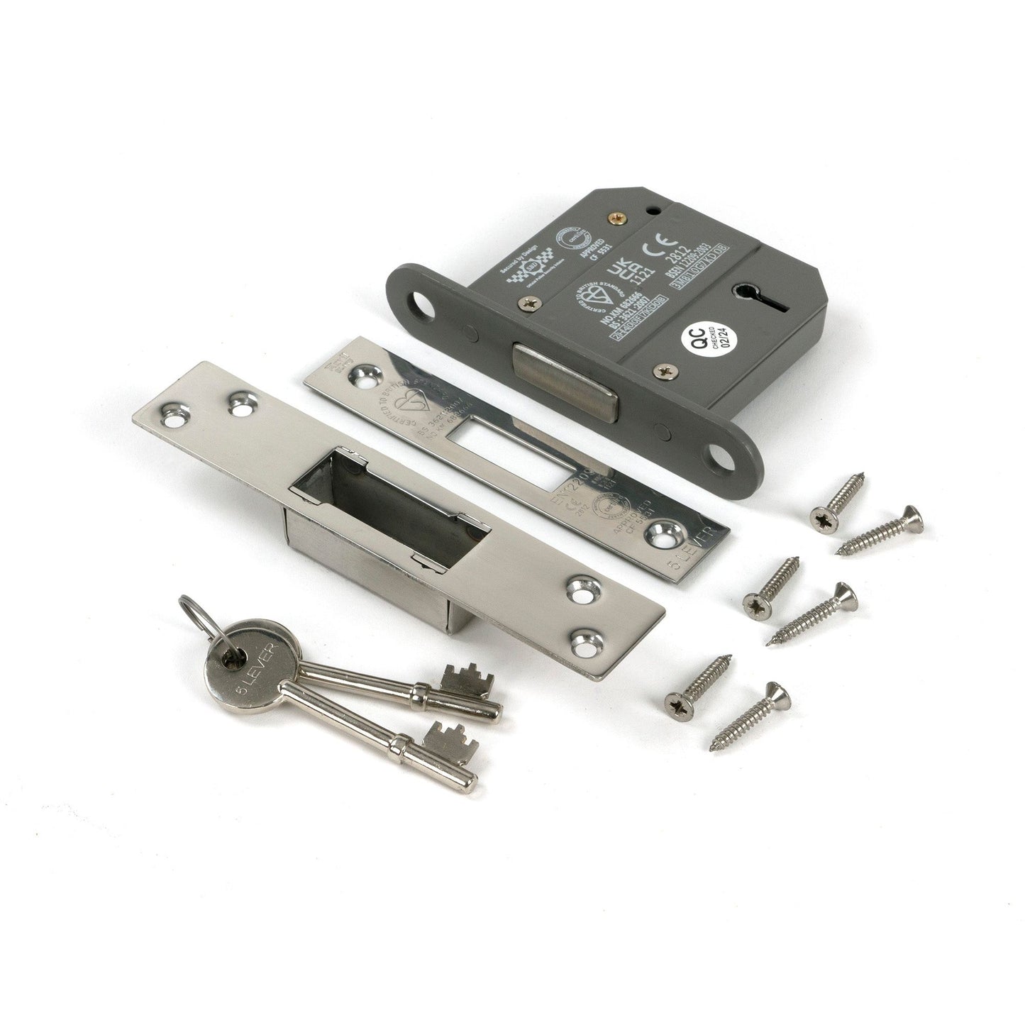 BS 5 Lever Deadlock KA