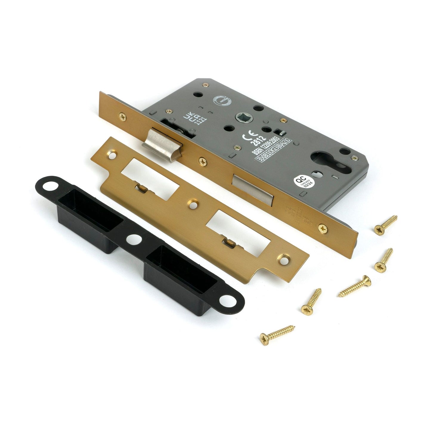 Euro Din Sash Lock - 72mm Centre