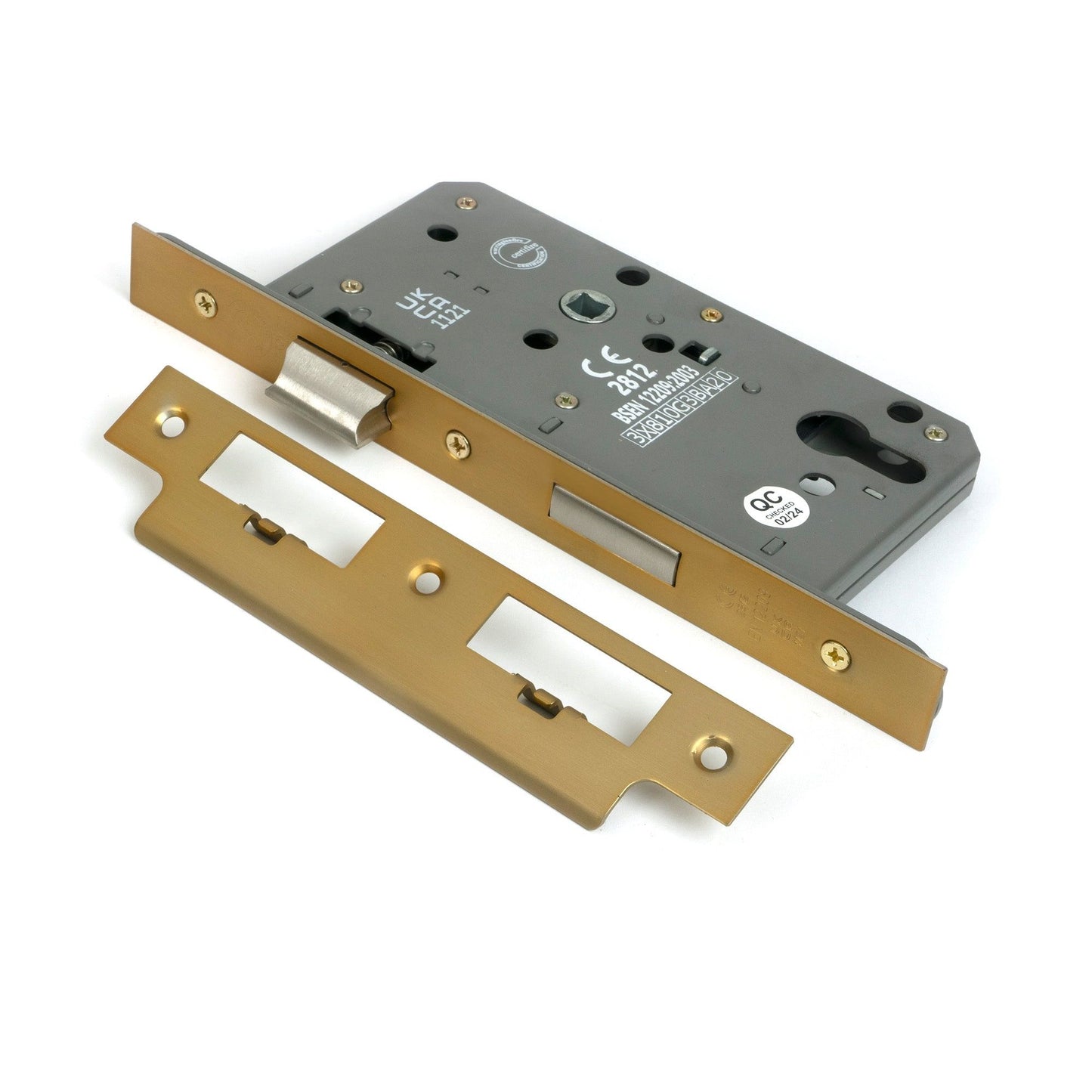 Euro Din Sash Lock - 72mm Centre