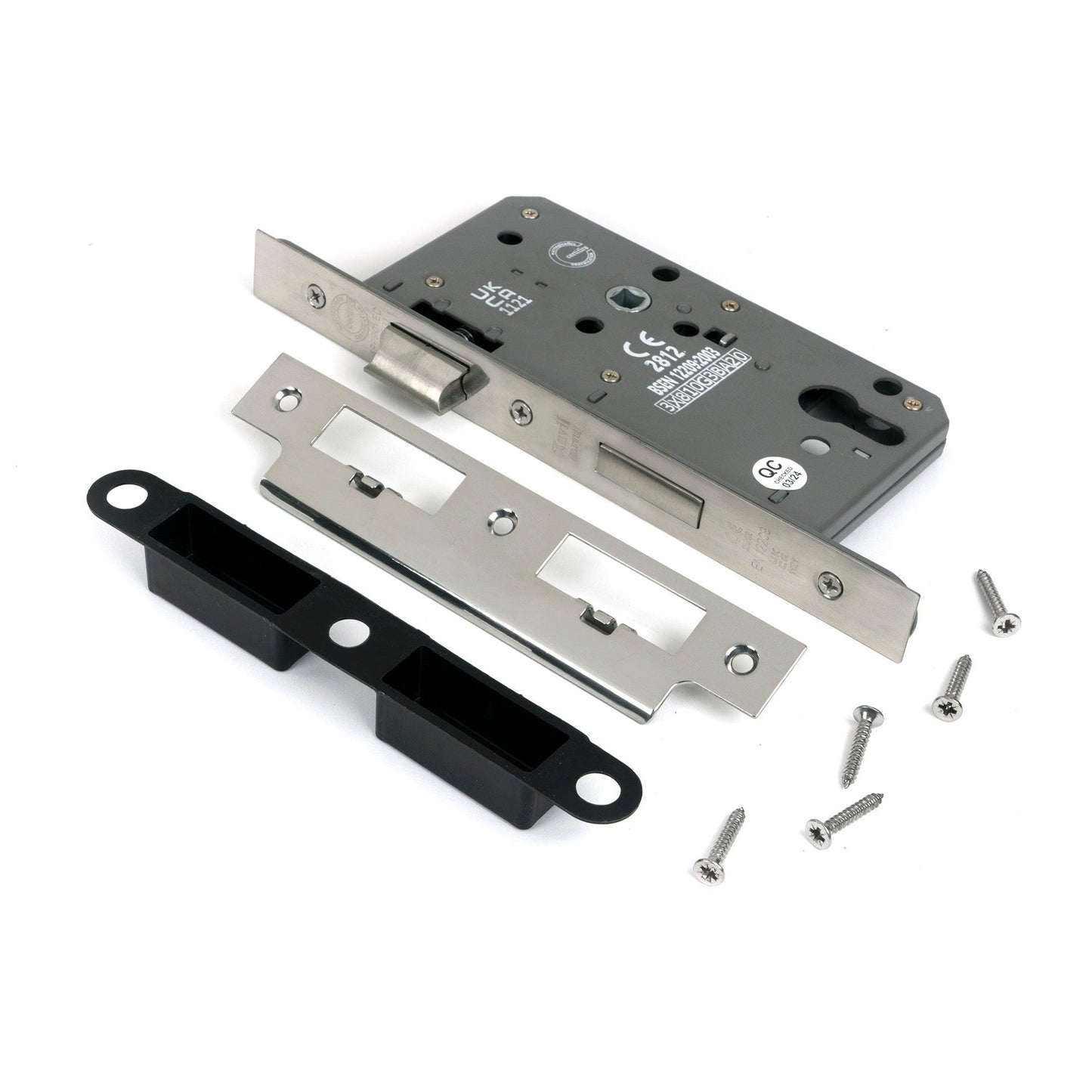 Euro Din Sash Lock - 72mm Centre