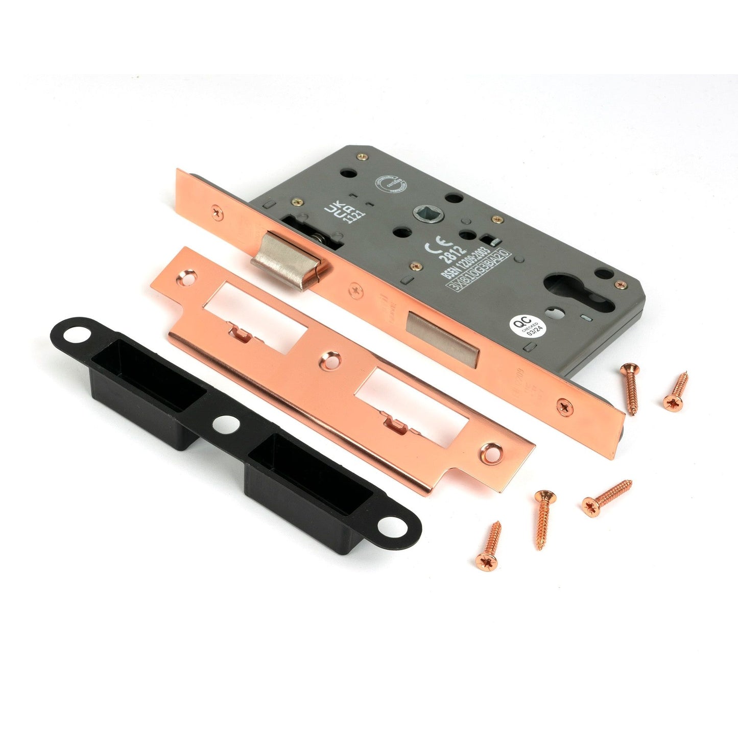 Euro Din Sash Lock - 72mm Centre