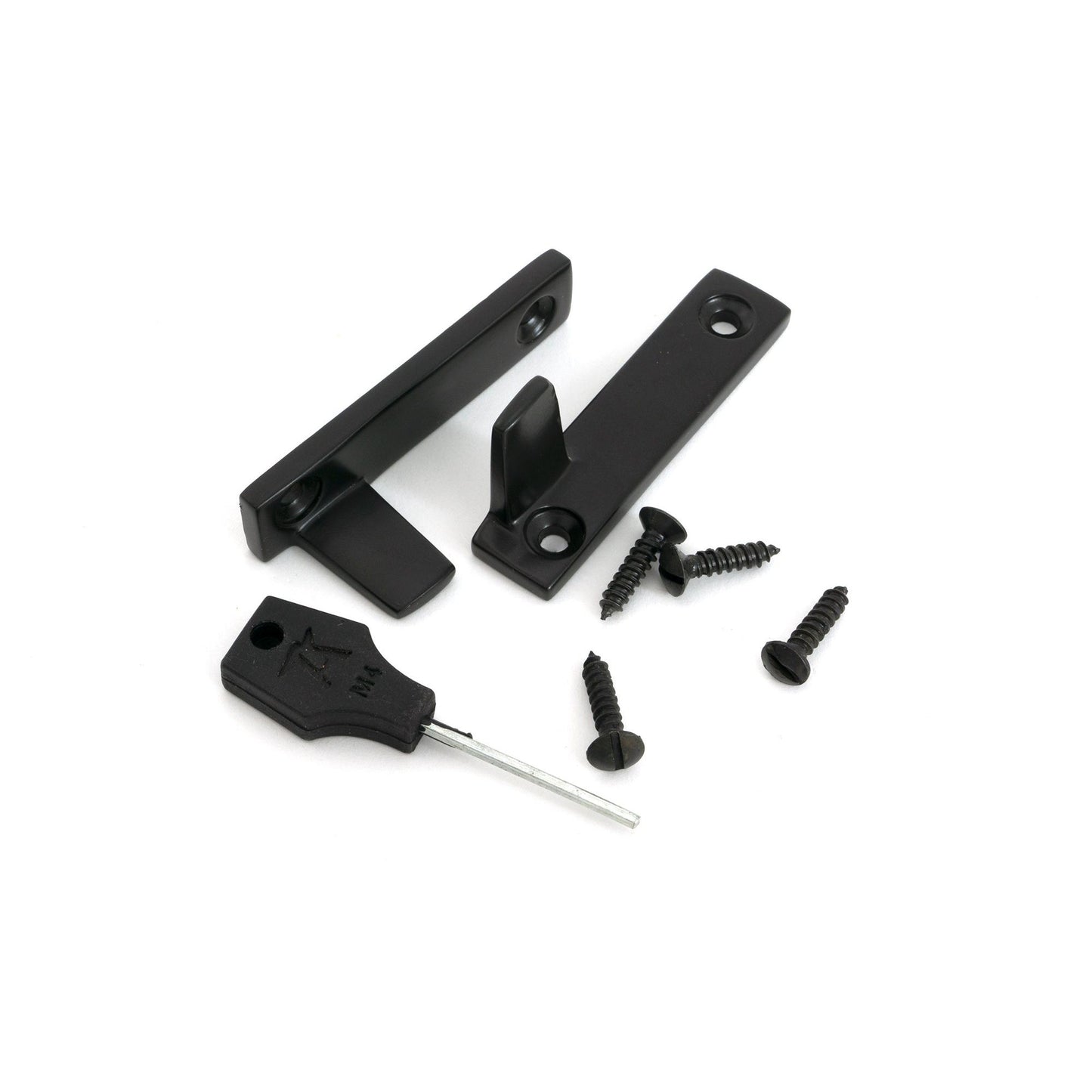 Night-Vent Locking Art Deco Fastener