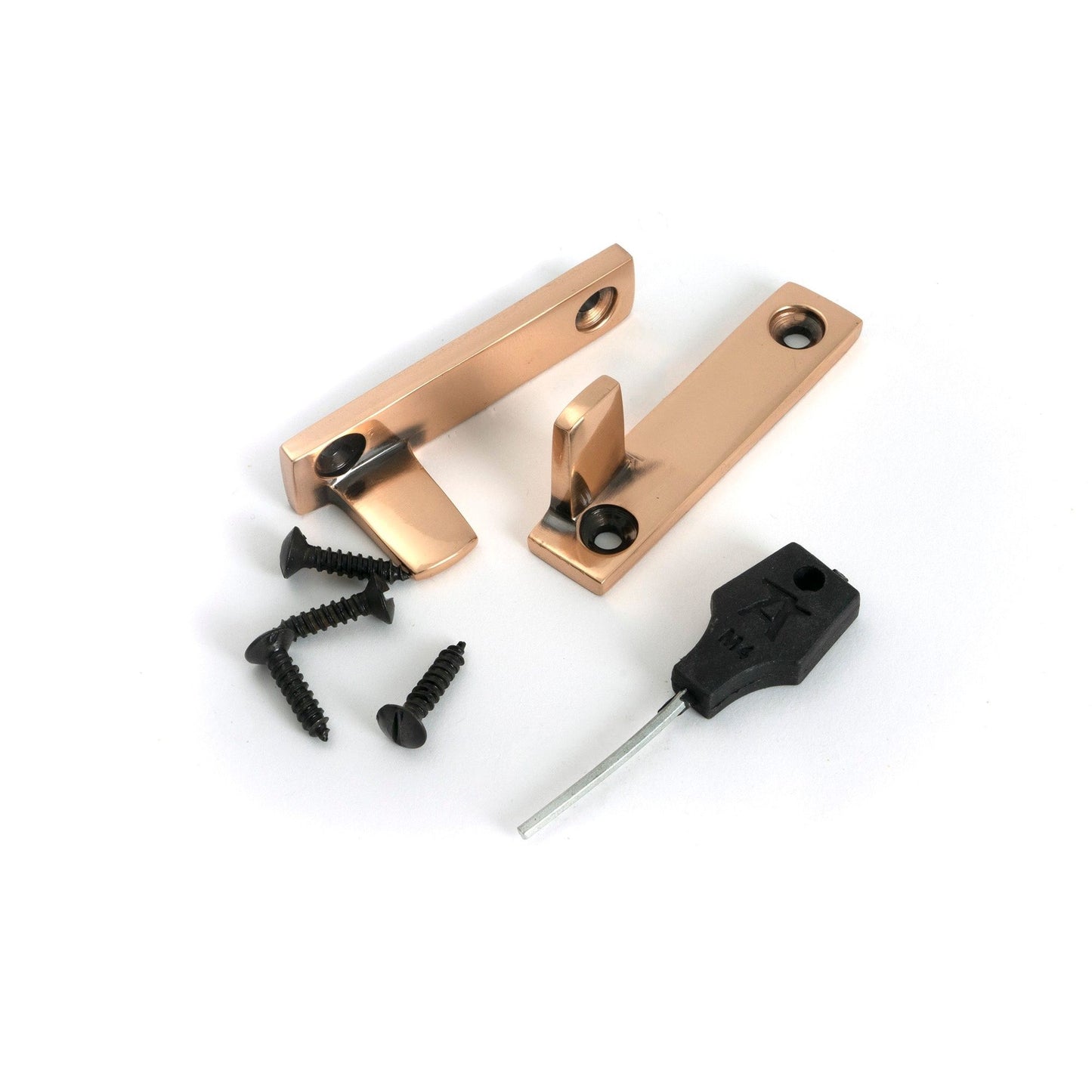 Night-Vent Locking Art Deco Fastener