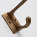 Solid Brass square Coat Hook