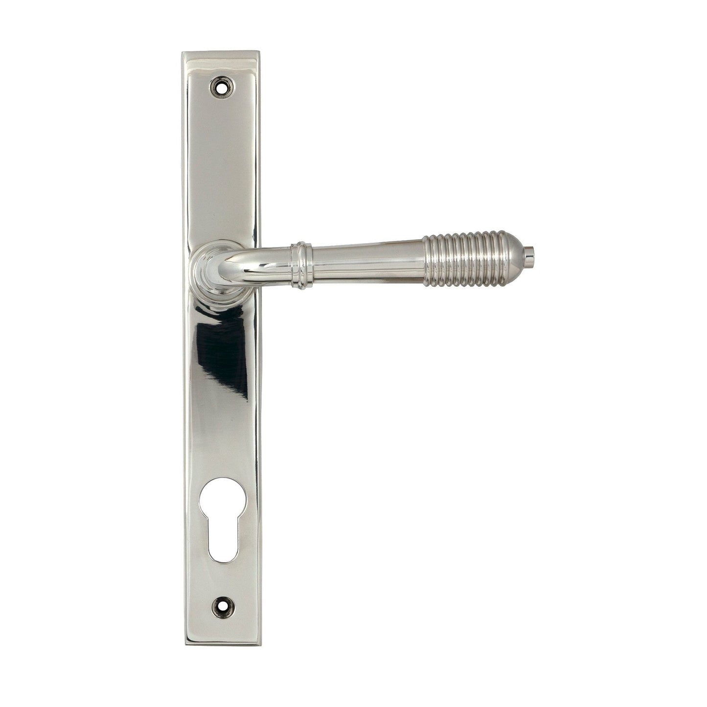 Reeded Slimline Lever Espag. Lock Set