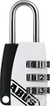 155 Series – Small Leisure Combination Padlock 3 Digit Code (Compact Size) White Love Handles uk