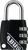 3 Digit Code (Standard Size) / Black