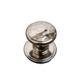 Solid Brass Nickel Hammered Cabinet Pull Handles & Knobs - Polished Nickel Finish