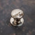 Polished Nickel Round Backplate for Drawer Knobs 32mm