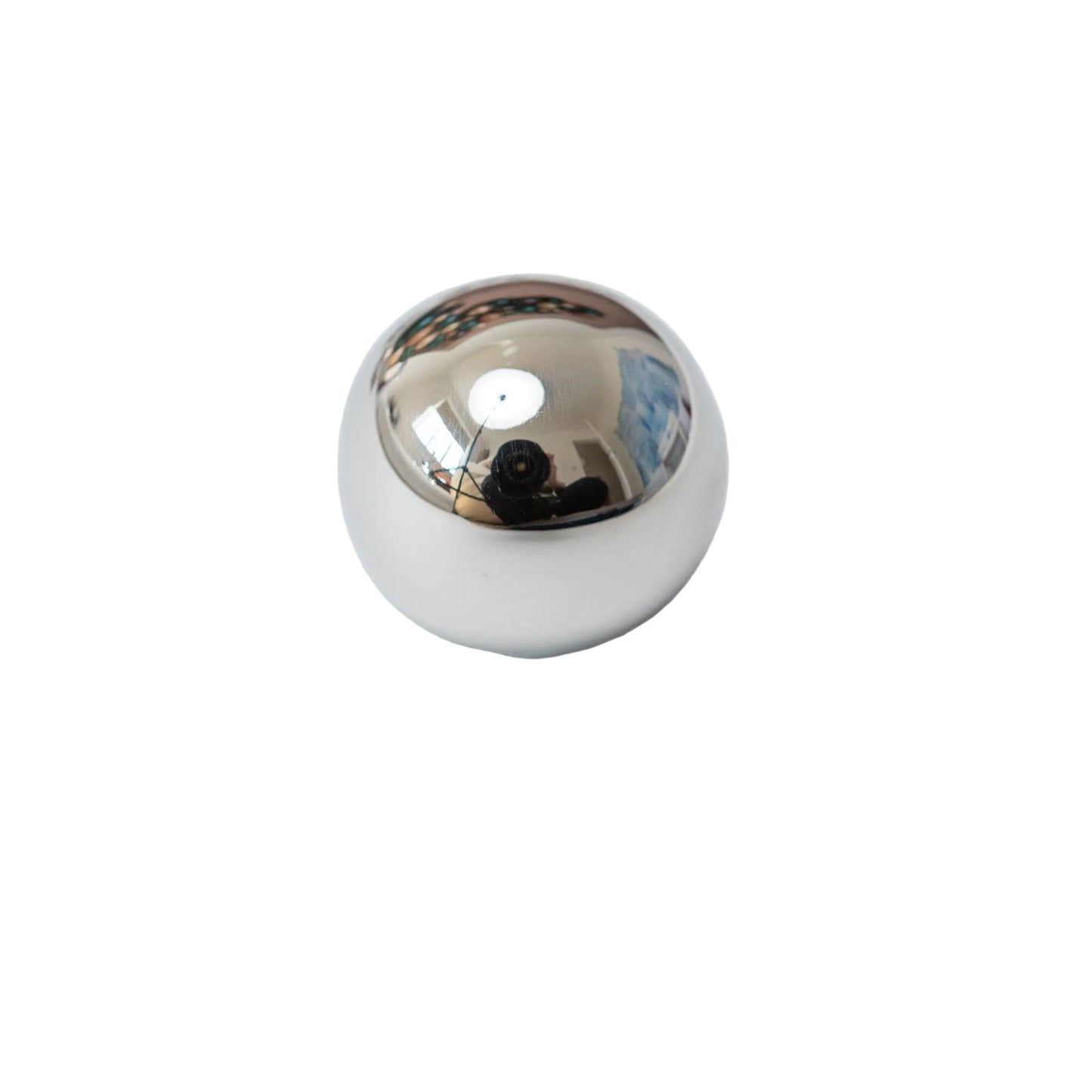 Solid Brass Cylindrical Drawer Knob - Polished Nickel Finish