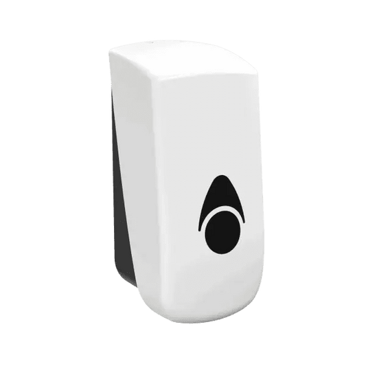 Myriad White / Grey 900ml Refillable Foam Soap Dispenser Love Handles uk