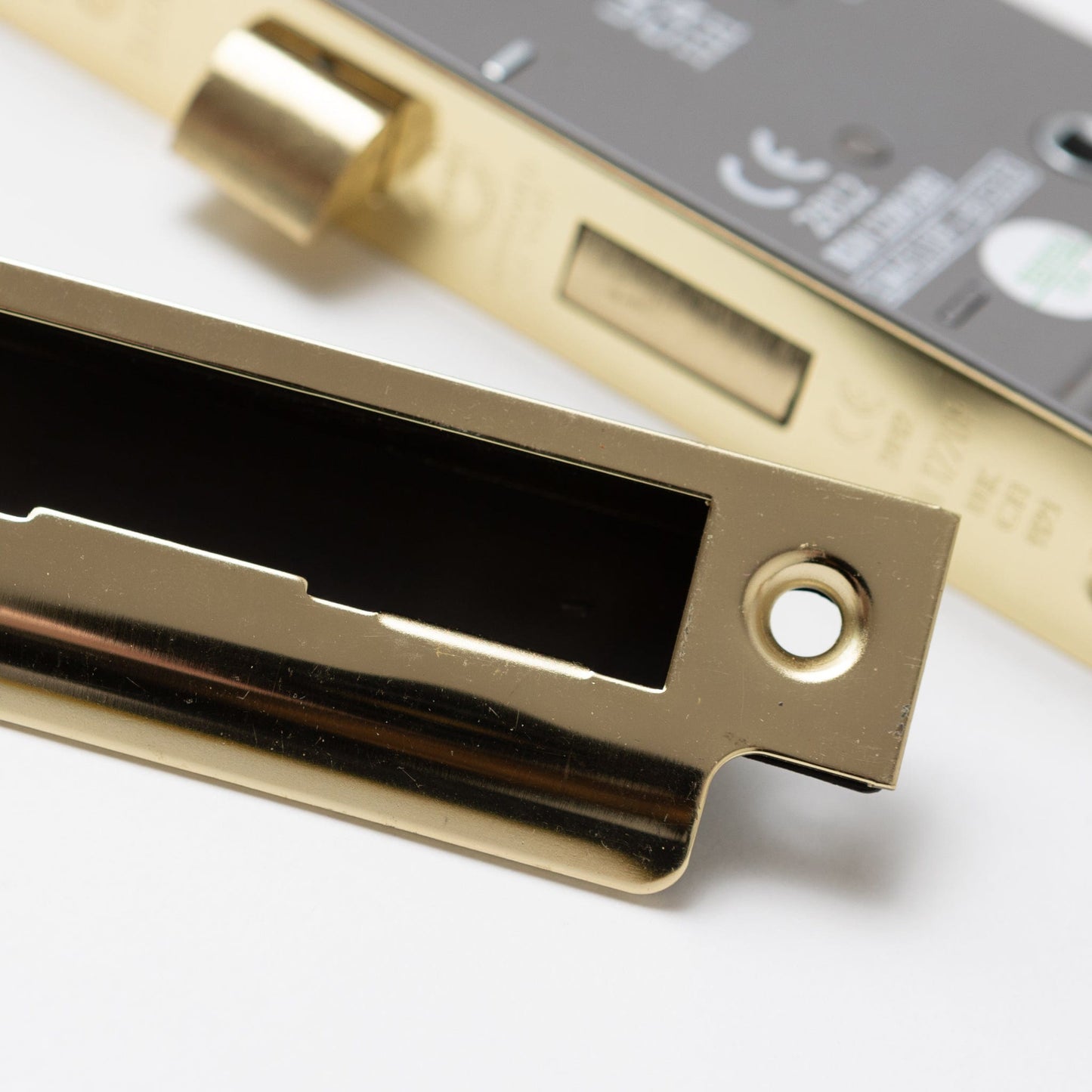 Plain Door Knobs - Rosewood & Polished Brass (Pair) | Thumbturns & Latches