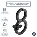 Brass bee Premium House Numbers with Bee in Black Finish 0-9 - Brass bee