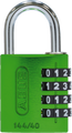 144 Series – Solid Aluminium Combination Padlock