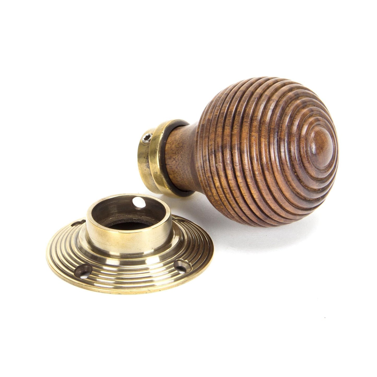 Wooden Beehive Mortice/Rim Knob Set