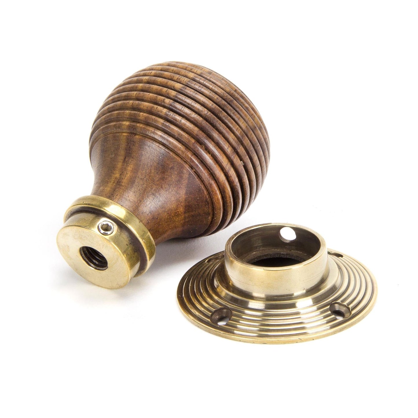 Wooden Beehive Mortice/Rim Knob Set