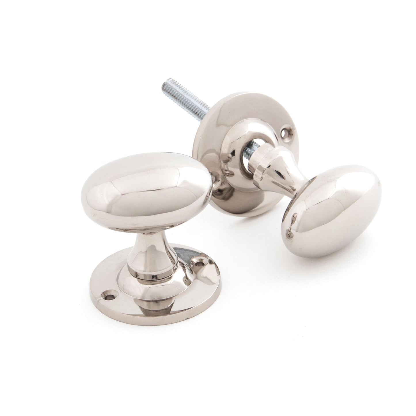 Oval Mortice/Rim Knob Set