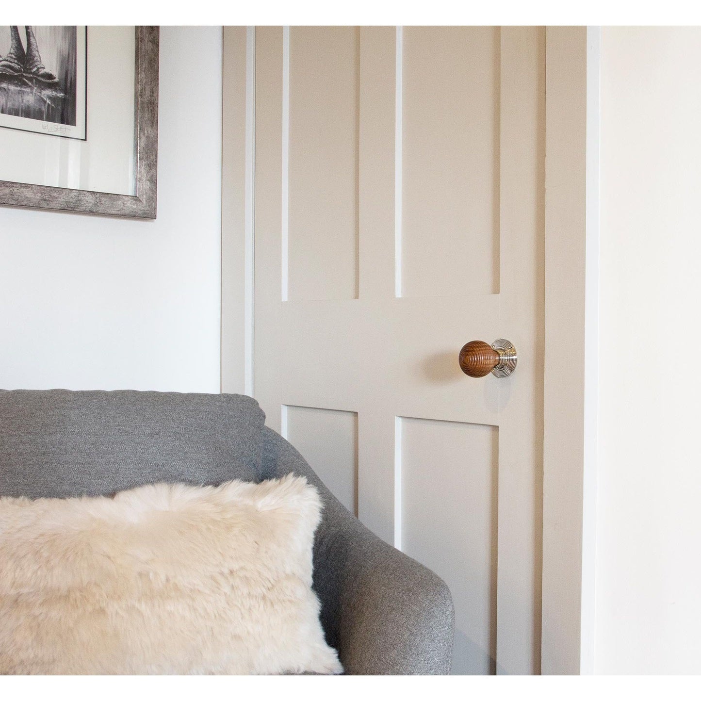 Wooden Beehive Mortice/Rim Knob Set