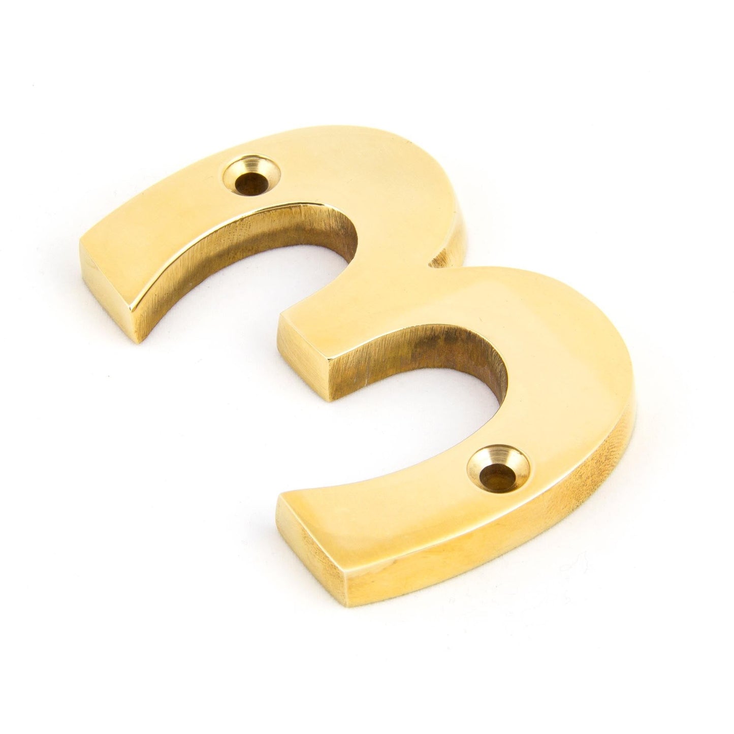 Polished Brass Numeral