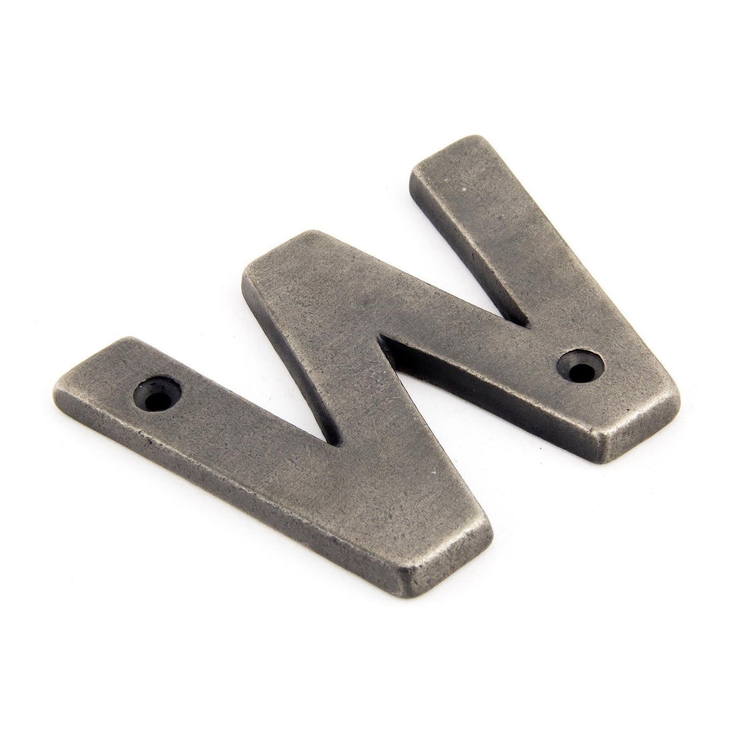 Antique Pewter Letter