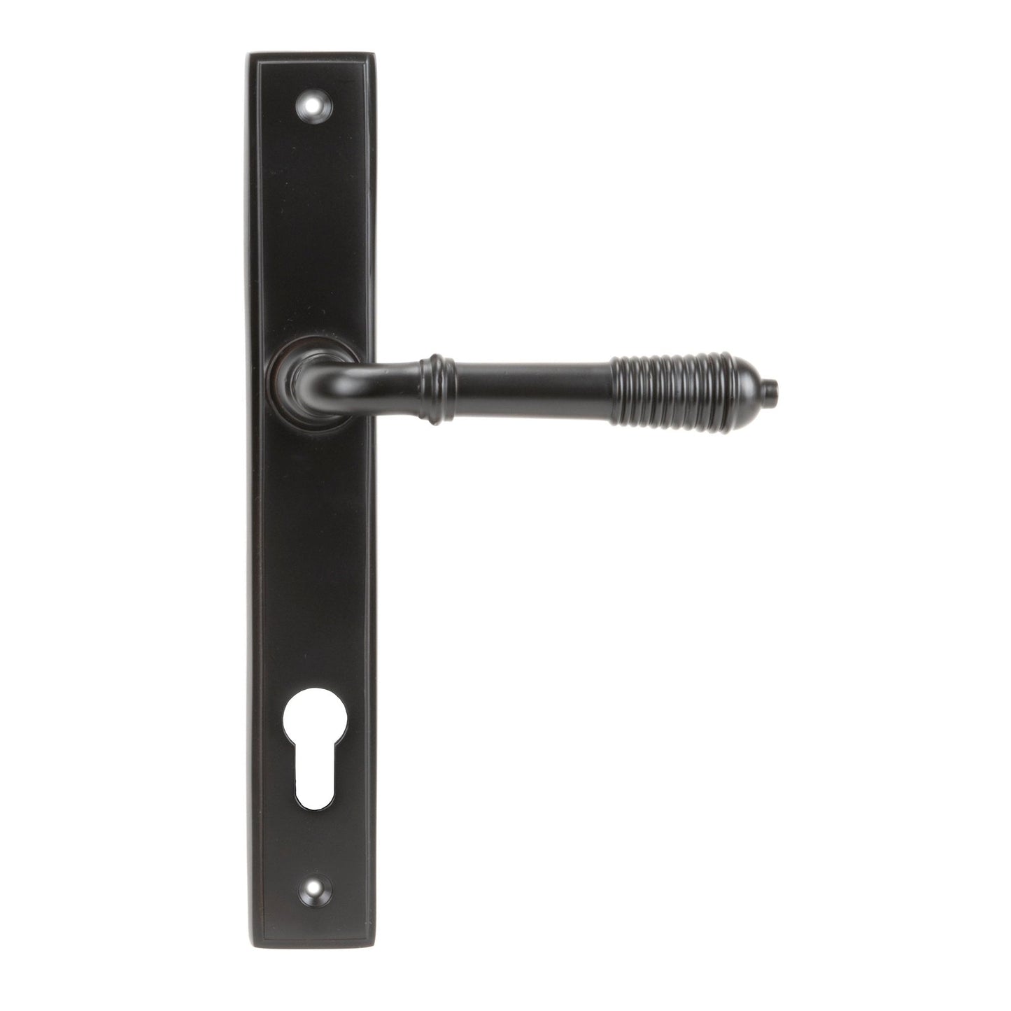 Reeded Slimline Lever Espag. Lock Set